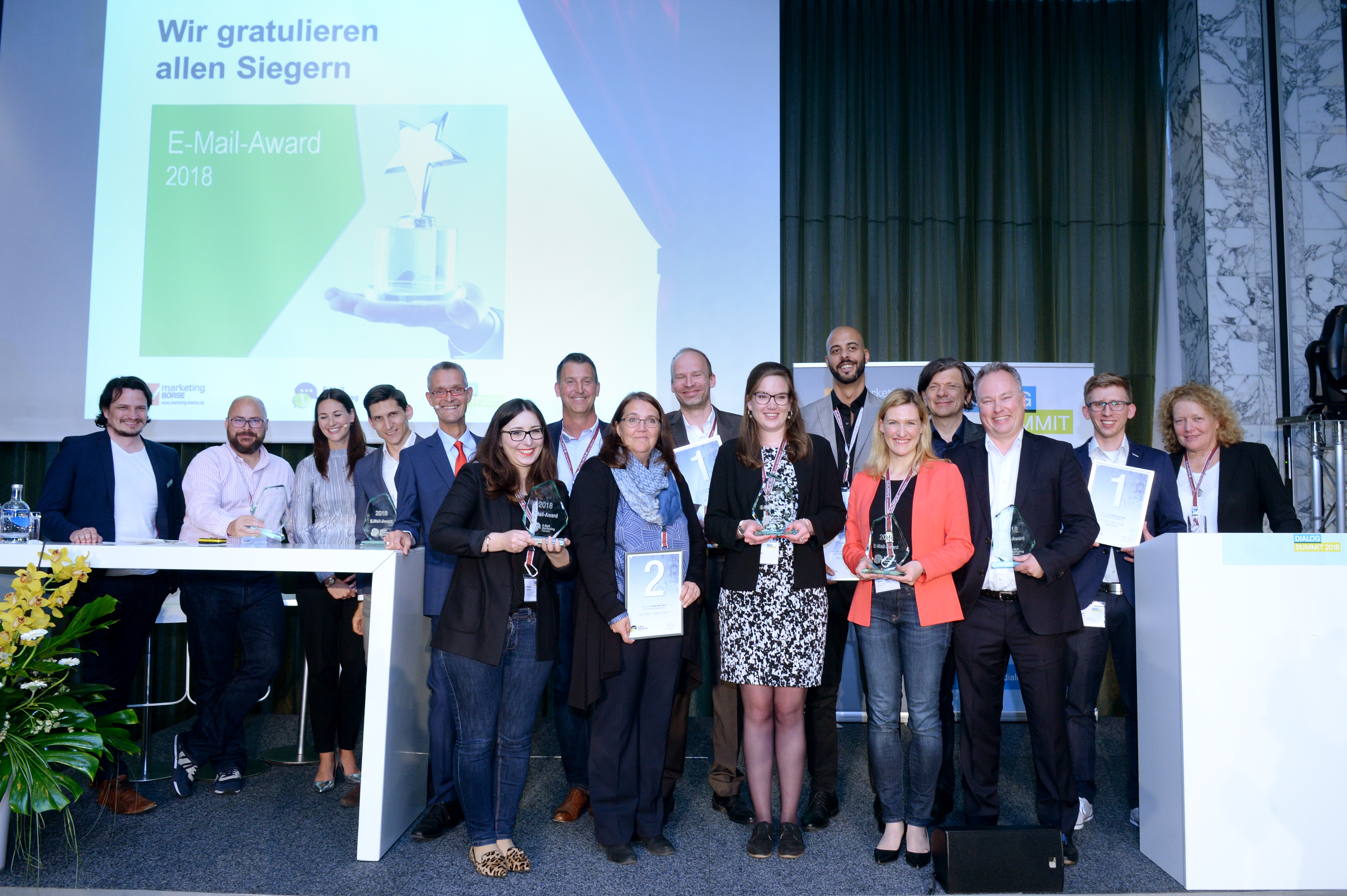Die Preisträger des E-Mail-Award 2018