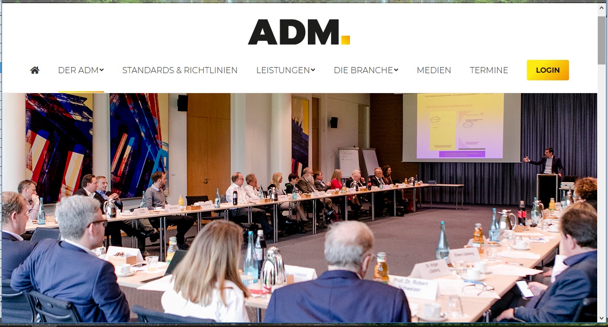 Screenshot der neuen Verbands-Website