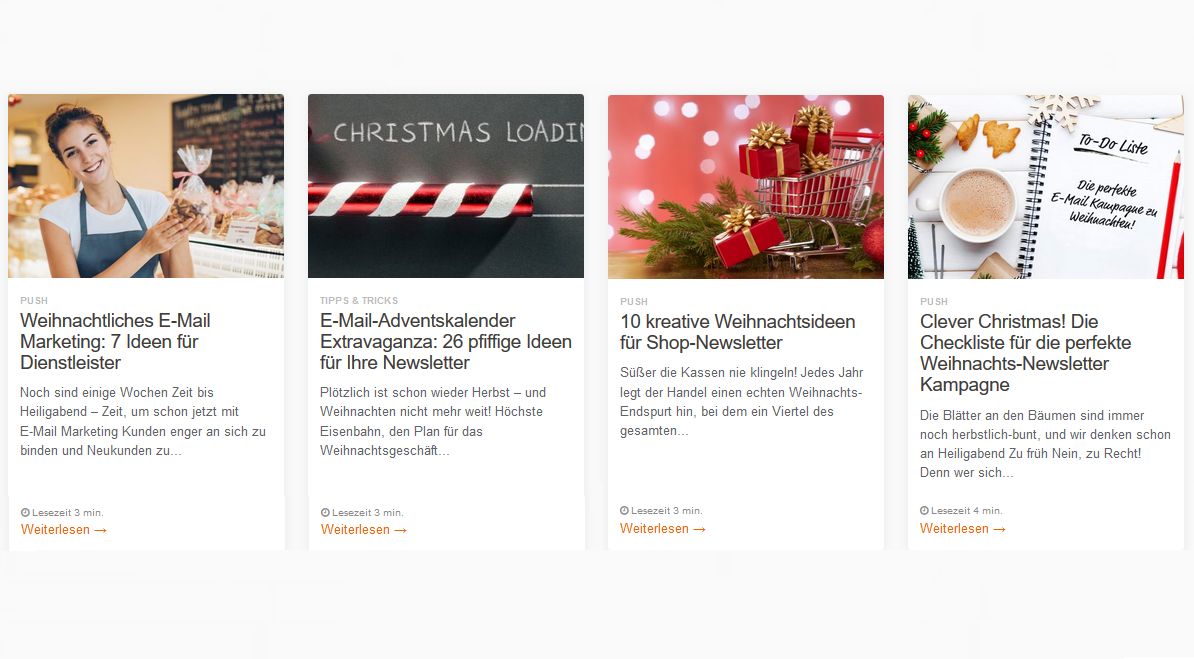 Wertvolle Tipps und Tricks für weihnachtliche Newsletter-Kampagnen