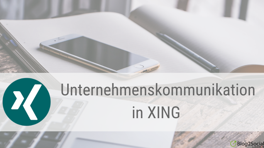 Unternehmenkommunikation in XING