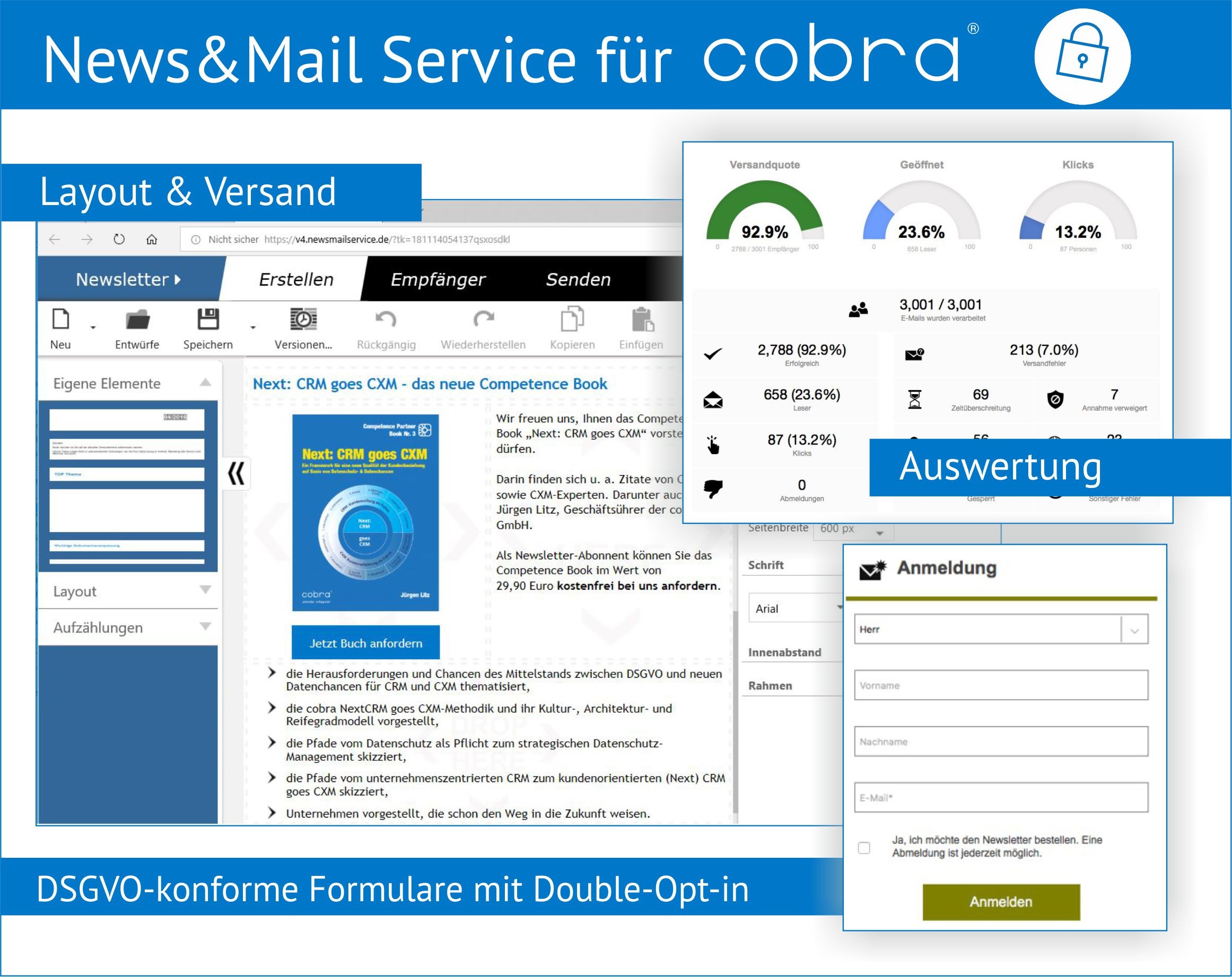 Erfolgreich Newsletter versenden und auswerten