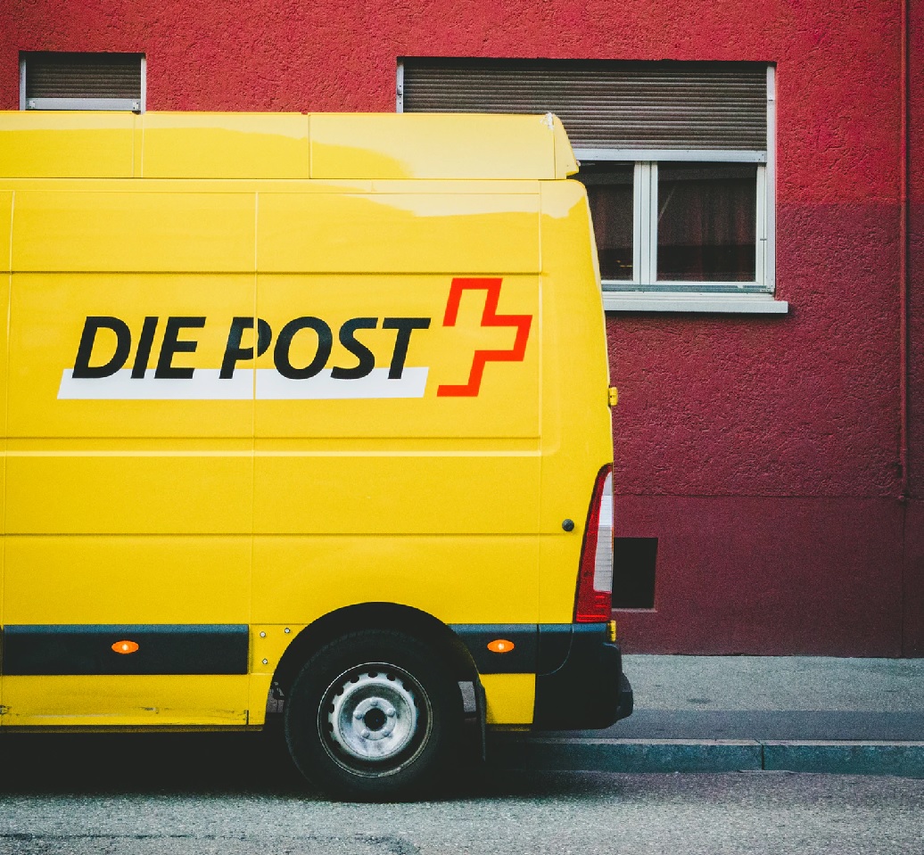 Zusteller in der Schweiz