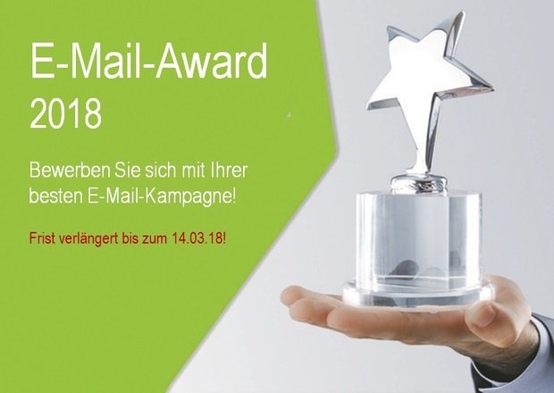 Bewerbungen für E-Mail-Award noch bis zum 14.03.2018 einreichen