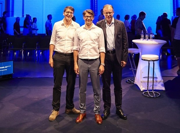 Die drei Geschäftsführer (v.li.) Günter Schürger, Matthias Bauer (Sprecher) und Florian Fischer.