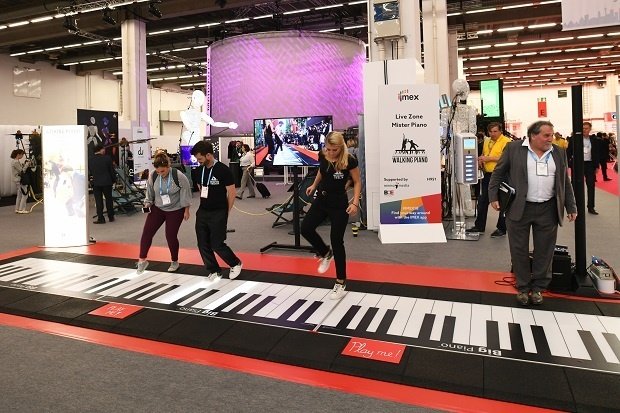 Walking Piano, IMEX in Frankfurt