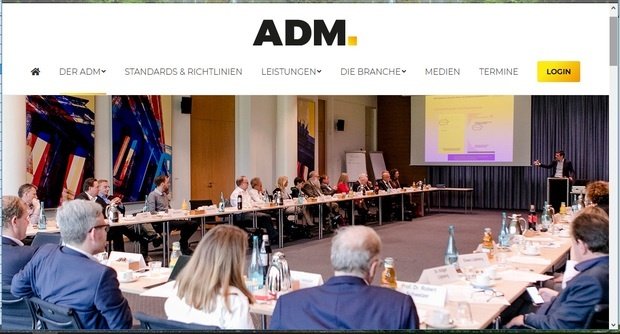 Screenshot der neuen Verbands-Website