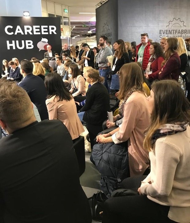 Neue Arbeitswelten interessierten die Besucher des CAREER HUB.