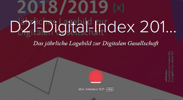 2019: Digitalisierung in Mitte der Gesellschaft angekommen