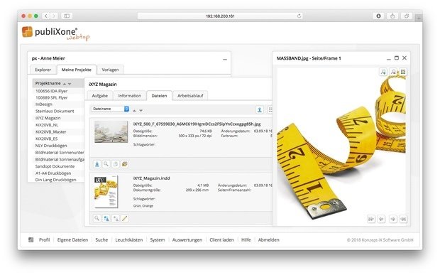 publiXone Webtop