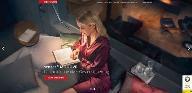 Laudert implementiert neuen OXID-Onlineshop für die Premium-Marke senses®