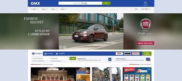 Bewegtbild-Inszenierung des Fiat 500