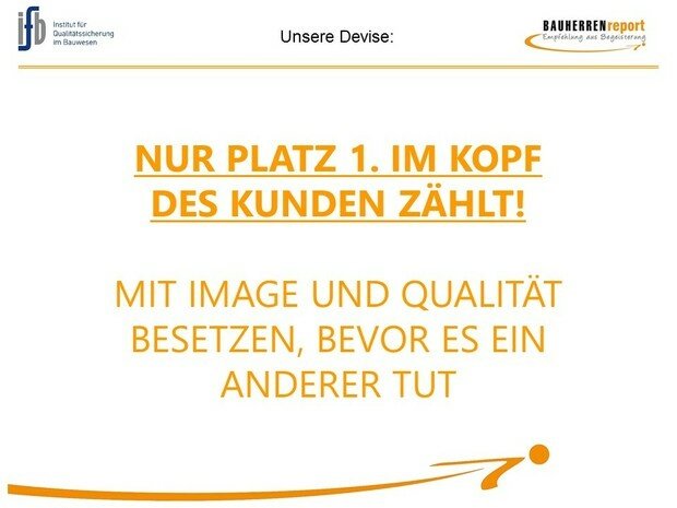 Nur die Nr. 1 im Kopf des Kunden zählt!