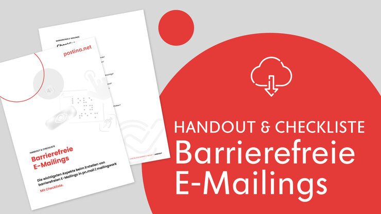 Checkliste zum Thema Barrierefreiheit im E-Mail Marketing